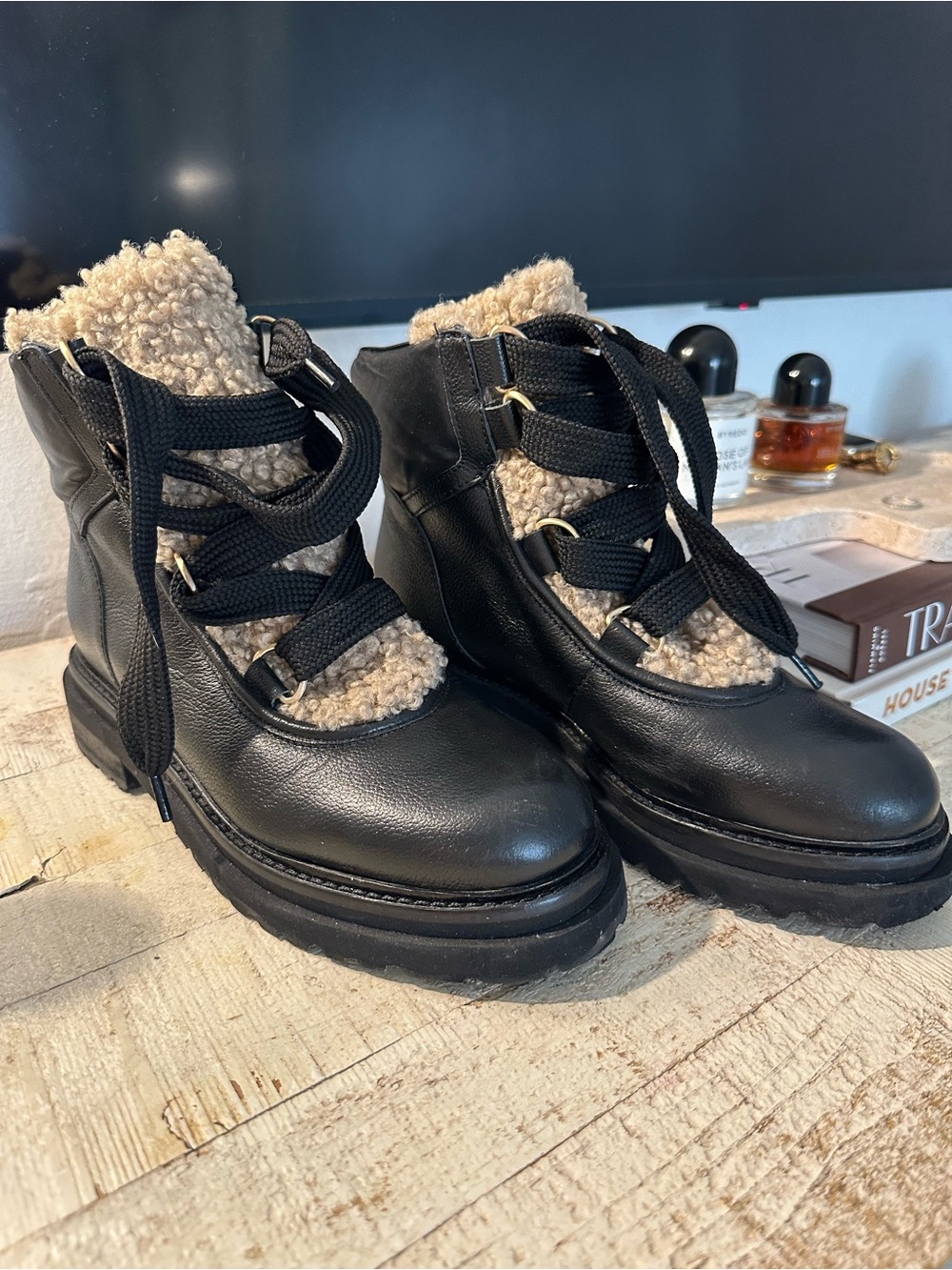 Ted Baker Shearling Boots size 37